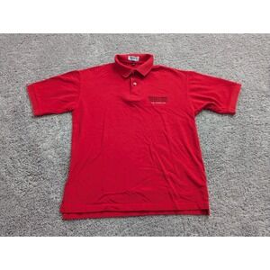 Ohio State University Polo Shirt Mens Medium NCAA Time Out Union‎ Made